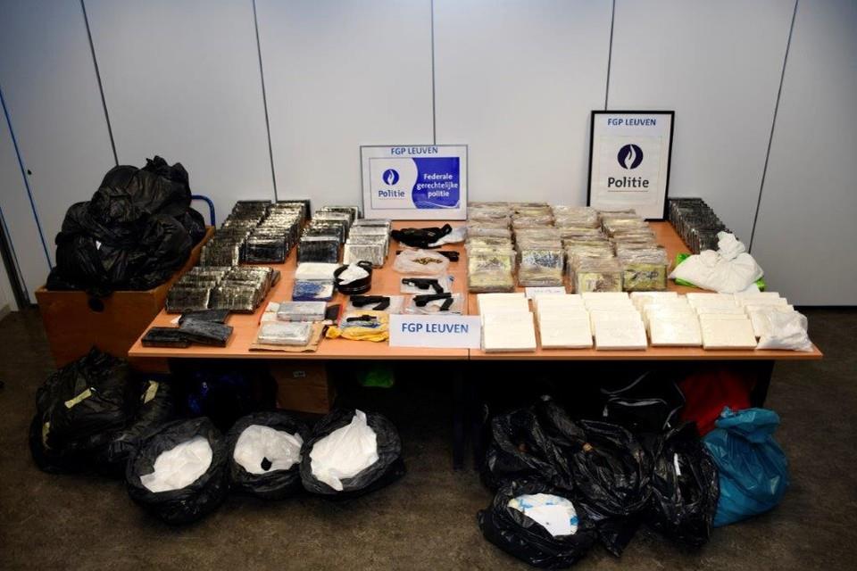 770 kilo cocaïne en 600.000 euro aangetroffen bij Albanese drugsbende in Leuven